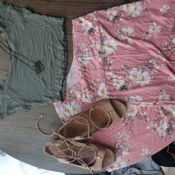 Rue 21 women's maxi skirt size small boho chic - Picture 5 of 8